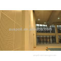Acoustic aluminum wall panels for interior decoration